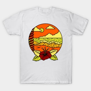 Tropikal Beach Summer T-Shirt